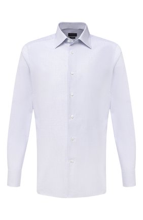 Мужская хлопковая сорочка ERMENEGILDO ZEGNA голубого цвета по цене 29650 руб., арт. 901028/9MS0PA | Фото 1 Мужская хлопковая сорочка ERMENEGILDO ZEGNA голубого цвета, арт. 901028/9MS0PA | Фото 1