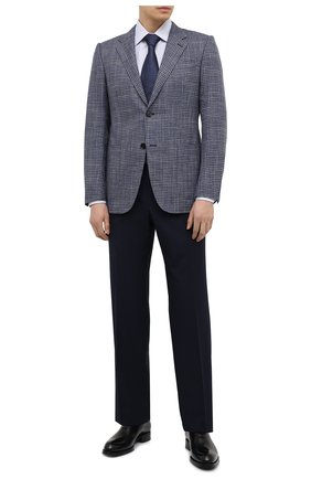 Мужская хлопковая сорочка ERMENEGILDO ZEGNA голубого цвета по цене 29650 руб., арт. 901028/9MS0PA | Фото 2 Мужская хлопковая сорочка ERMENEGILDO ZEGNA голубого цвета, арт. 901028/9MS0PA | Фото 2