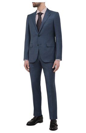 Мужская сорочка из хлопка и шелка ERMENEGILDO ZEGNA светло-коричневого цвета по цене 33100 руб., арт. 901301/9MS0M2 | Фото 2 Мужская сорочка из хлопка и шелка ERMENEGILDO ZEGNA светло-коричневого цвета, арт. 901301/9MS0M2 | Фото 2