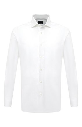 Мужская хлопковая сорочка ERMENEGILDO ZEGNA белого цвета по цене 42600 руб., арт. 901500/9MS0BA | Фото 1 Мужская хлопковая сорочка ERMENEGILDO ZEGNA белого цвета, арт. 901500/9MS0BA | Фото 1