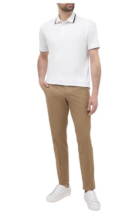 Мужское хлопковое поло Z ZEGNA белого цвета по цене 15400 руб., арт. VV360/ZZ661 | Фото 2 Мужское хлопковое поло Z ZEGNA белого цвета, арт. VV360/ZZ661 | Фото 2