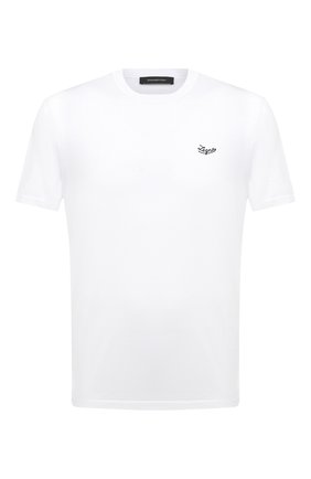 Мужская хлопковая футболка ERMENEGILDO ZEGNA белого цвета по цене 22850 руб., арт. UW526/707R | Фото 1 Мужская хлопковая футболка ERMENEGILDO ZEGNA белого цвета, арт. UW526/707R | Фото 1