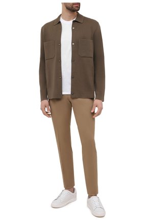 Мужская хлопковая футболка ERMENEGILDO ZEGNA белого цвета по цене 22850 руб., арт. UW526/707R | Фото 2 Мужская хлопковая футболка ERMENEGILDO ZEGNA белого цвета, арт. UW526/707R | Фото 2