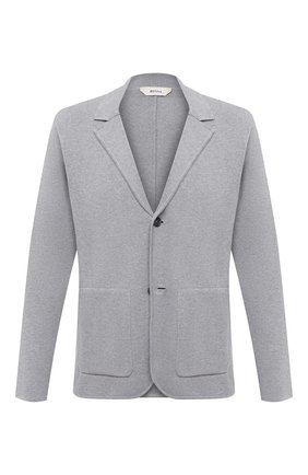 Мужской хлопковый пиджак Z ZEGNA серого цвета по цене 47750 руб., арт. VWC19/ZZ164 | Фото 1 Мужской хлопковый пиджак Z ZEGNA серого цвета, арт. VWC19/ZZ164 | Фото 1 (Случай: Повседневный; Стили: Кэжуэл; Материал внешний: Хлопок; Длина (для топов): Стандартные; Рукава: Длинные; Кросс-КТ: Трикотаж; 1-2-бортные: Однобортные; Пиджаки М: Приталенный)