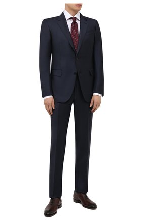 Мужской шерстяной костюм ERMENEGILDO ZEGNA темно-синего цвета по цене 259000 руб., арт. 922623/221225 | Фото 1 Мужской шерстяной костюм ERMENEGILDO ZEGNA темно-синего цвета, арт. 922623/221225 | Фото 1