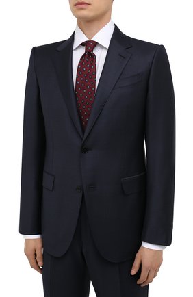 Мужской шерстяной костюм ERMENEGILDO ZEGNA темно-синего цвета по цене 259000 руб., арт. 922623/221225 | Фото 2 Мужской шерстяной костюм ERMENEGILDO ZEGNA темно-синего цвета, арт. 922623/221225 | Фото 2