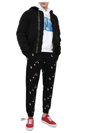 Мужской хлопковое худи OFF-WHITE белого цвета по цене 41600 руб., арт. 0MBB037R21FLE001 | Фото 2 Мужской хлопковое худи OFF-WHITE белого цвета, арт. 0MBB037R21FLE001 | Фото 2