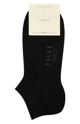 Женские хлопковые носки family FALKE черного цвета по цене 1250 руб., арт. 47629 | Фото 1 Женские хлопковые носки family FALKE черного цвета, арт. 47629 | Фото 1