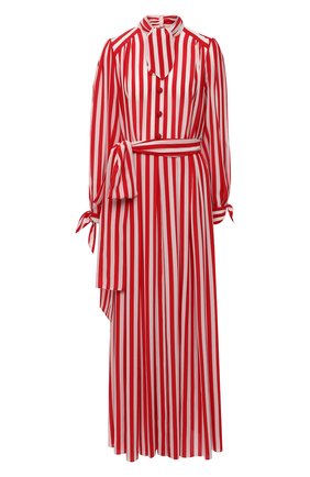 Женское шелковое платье DOLCE & GABBANA красного цвета по цене 227000 руб., арт. F6H2DT/IS1AM | Фото 1 Женское шелковое платье DOLCE & GABBANA красного цвета, арт. F6H2DT/IS1AM | Фото 1