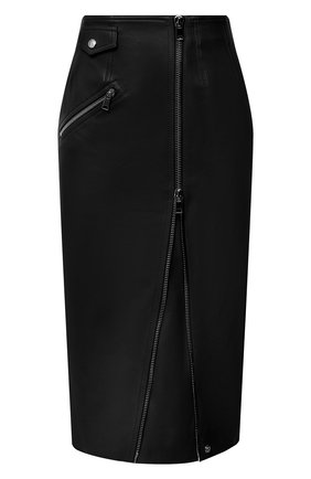 Женская кожаная юбка ALEXANDER MCQUEEN черного цвета по цене 247000 руб., арт. 650219/Q5AB5 | Фото 1 Женская кожаная юбка ALEXANDER MCQUEEN черного цвета, арт. 650219/Q5AB5 | Фото 1 (Женское Кросс-КТ: Юбка-карандаш, Юбка-одежда; Длина Ж (юбки, платья, шорты): Миди; Материал подклада: Шелк; Стили: Гранж; Материал внешний: Натуральная кожа)