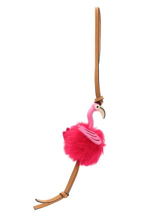 Женский брелок flamingo charm LOEWE фуксия цвета по цене 27250 руб., арт. C831232X05 | Фото 2 Женский брелок flamingo charm LOEWE фуксия цвета, арт. C831232X05 | Фото 2