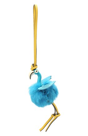 Женский брелок flamingo charm LOEWE голубого цвета по цене 27250 руб., арт. C831232X05 | Фото 1 Женский брелок flamingo charm LOEWE голубого цвета, арт. C831232X05 | Фото 1