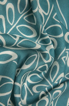 Женская шаль из кашемира и шелка LORO PIANA синего цвета по цене 107500 руб., арт. FAI9006 | Фото 2 Женская шаль из кашемира и шелка LORO PIANA синего цвета, арт. FAI9006 | Фото 2