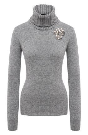 Женская кашемировая водолазка ALEXANDER MCQUEEN серого цвета по цене 93850 руб., арт. 650358/Q1ATG | Фото 1 Женская кашемировая водолазка ALEXANDER MCQUEEN серого цвета, арт. 650358/Q1ATG | Фото 1