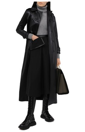 Женская кашемировая водолазка ALEXANDER MCQUEEN серого цвета по цене 93850 руб., арт. 650358/Q1ATG | Фото 2 Женская кашемировая водолазка ALEXANDER MCQUEEN серого цвета, арт. 650358/Q1ATG | Фото 2