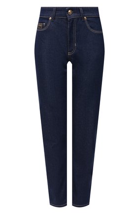 Женские джинсы VERSACE JEANS COUTURE темно-синего цвета по цене 25950 руб., арт. A1HWA0SI-WDP501/AQ954 | Фото 1 Женские джинсы VERSACE JEANS COUTURE темно-синего цвета, арт. A1HWA0SI-WDP501/AQ954 | Фото 1