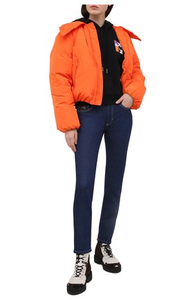 Женские джинсы VERSACE JEANS COUTURE темно-синего цвета по цене 25950 руб., арт. A1HWA0SI-WDP501/AQ954 | Фото 2 Женские джинсы VERSACE JEANS COUTURE темно-синего цвета, арт. A1HWA0SI-WDP501/AQ954 | Фото 2