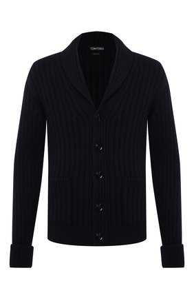 Мужской кашемировый кардиган TOM FORD темно-синего цвета по цене 199500 руб., арт. BWK55/TFK154 | Фото 1 Мужской кашемировый кардиган TOM FORD темно-синего цвета, арт. BWK55/TFK154 | Фото 1