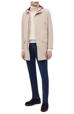 Мужские хлопковые брюки BRUNELLO CUCINELLI синего цвета по цене 41000 руб., арт. M289LB1770 | Фото 2 Мужские хлопковые брюки BRUNELLO CUCINELLI синего цвета, арт. M289LB1770 | Фото 2 (Случай: Повседневный; Длина (брюки, джинсы): Стандартные; Материал внешний: Хлопок; Стили: Кэжуэл)