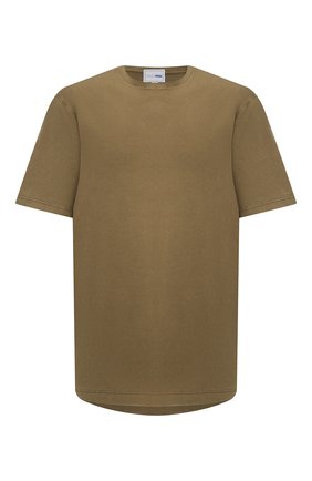 Мужская хлопковая футболка ZILLI SPORT хаки цвета по цене 38400 руб., арт. MFU-13075-447782/0014/5XL-8XL | Фото 1 Мужская хлопковая футболка ZILLI SPORT хаки цвета, арт. MFU-13075-447782/0014/5XL-8XL | Фото 1