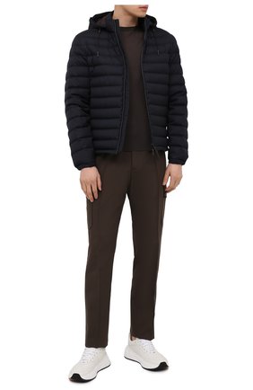 Мужской шерстяной джемпер ERMENEGILDO ZEGNA коричневого цвета по цене 63400 руб., арт. UWM00/110 | Фото 2 Мужской шерстяной джемпер ERMENEGILDO ZEGNA коричневого цвета, арт. UWM00/110 | Фото 2