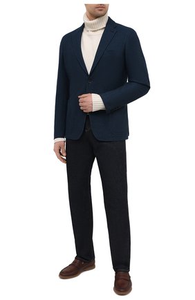 Мужской шерстяной пиджак ERMENEGILDO ZEGNA синего цвета по цене 176000 руб., арт. UWC64/SDF | Фото 2 Мужской шерстяной пиджак ERMENEGILDO ZEGNA синего цвета, арт. UWC64/SDF | Фото 2