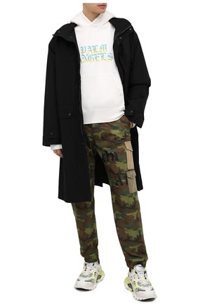 Мужской хлопковое худи PALM ANGELS белого цвета по цене 43900 руб., арт. PMBB058R21FLE0030484 | Фото 2 Мужской хлопковое худи PALM ANGELS белого цвета, арт. PMBB058R21FLE0030484 | Фото 2