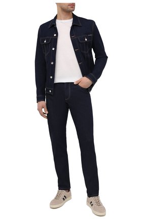 Мужская джинсовая куртка DOLCE & GABBANA синего цвета по цене 69950 руб., арт. G9JC2Z/G8DM7 | Фото 2 Мужская джинсовая куртка DOLCE & GABBANA синего цвета, арт. G9JC2Z/G8DM7 | Фото 2