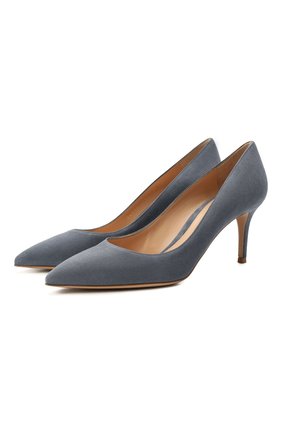 Женские замшевые туфли gianvito 70 GIANVITO ROSSI серого цвета по цене 51650 руб., арт. G26770.70RIC.CAMGRIS | Фото 1 Женские замшевые туфли gianvito 70 GIANVITO ROSSI серого цвета, арт. G26770.70RIC.CAMGRIS | Фото 1