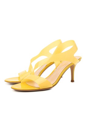 Женские босоножки metropolis 70 GIANVITO ROSSI желтого цвета по цене 52400 руб., арт. G31843.70RIC.GSVMIMM | Фото 1 Женские босоножки metropolis 70 GIANVITO ROSSI желтого цвета, арт. G31843.70RIC.GSVMIMM | Фото 1