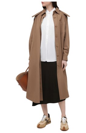 Женская юбка VINCE хаки цвета по цене 32850 руб., арт. V691630637 | Фото 2 Женская юбка VINCE хаки цвета, арт. V691630637 | Фото 2