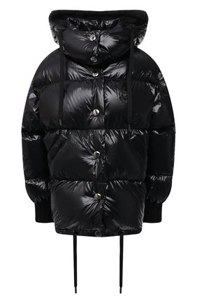 Женская пуховая куртка DOLCE & GABBANA черного цвета по цене 146500 руб., арт. F9I37T/G7TTL | Фото 1 Женская пуховая куртка DOLCE & GABBANA черного цвета, арт. F9I37T/G7TTL | Фото 1