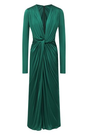 Женское платье из вискозы DOLCE & GABBANA зеленого цвета по цене 146500 руб., арт. F6I4RT/HU7FI | Фото 1 Женское платье из вискозы DOLCE & GABBANA зеленого цвета, арт. F6I4RT/HU7FI | Фото 1