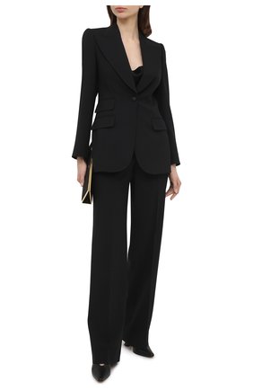 Женский шерстяной жакет DOLCE & GABBANA черного цвета по цене 176500 руб., арт. F29D0T/FUBAJ | Фото 2 Женский шерстяной жакет DOLCE & GABBANA черного цвета, арт. F29D0T/FUBAJ | Фото 2