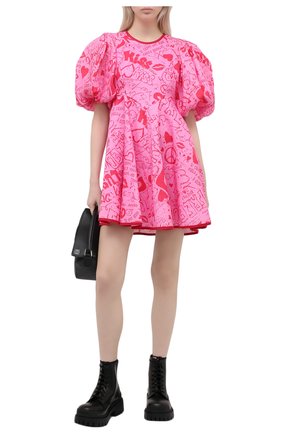 Женское льняное платье ZIMMERMANN фуксия цвета по цене 47600 руб., арт. 9789DRAND/PNKGR | Фото 2 Женское льняное платье ZIMMERMANN фуксия цвета, арт. 9789DRAND/PNKGR | Фото 2