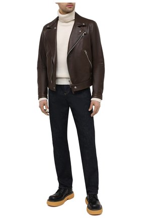 Мужская кожаная куртка TOM FORD коричневого цвета по цене 599500 руб., арт. BW486/TFL827 | Фото 2 Мужская кожаная куртка TOM FORD коричневого цвета, арт. BW486/TFL827 | Фото 2