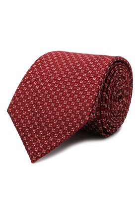 Мужской шелковый галстук CANALI красного цвета по цене 12700 руб., арт. 18/HJ03077 | Фото 1 Мужской шелковый галстук CANALI красного цвета, арт. 18/HJ03077 | Фото 1