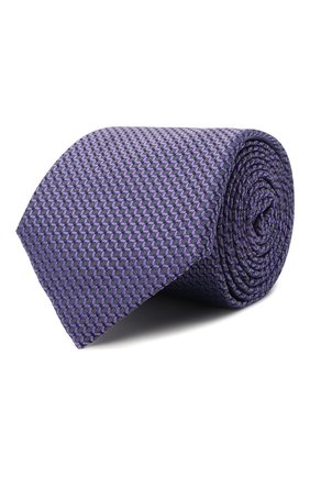 Мужской шелковый галстук CANALI фиолетового цвета по цене 12700 руб., арт. 18/HJ03123 | Фото 1 Мужской шелковый галстук CANALI фиолетового цвета, арт. 18/HJ03123 | Фото 1