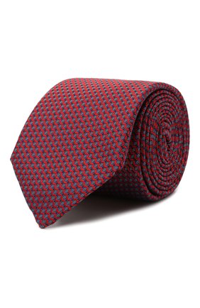 Мужской шелковый галстук CANALI красного цвета по цене 12700 руб., арт. 18/HJ03123 | Фото 1 Мужской шелковый галстук CANALI красного цвета, арт. 18/HJ03123 | Фото 1