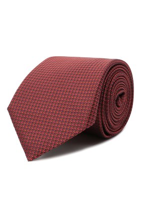Мужской шелковый галстук CANALI красного цвета по цене 11500 руб., арт. 18/HJ03125 | Фото 1 Мужской шелковый галстук CANALI красного цвета, арт. 18/HJ03125 | Фото 1
