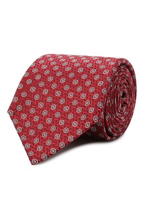 Мужской шелковый галстук CANALI бордового цвета по цене 11500 руб., арт. 18/HJ03134 | Фото 1 Мужской шелковый галстук CANALI бордового цвета, арт. 18/HJ03134 | Фото 1