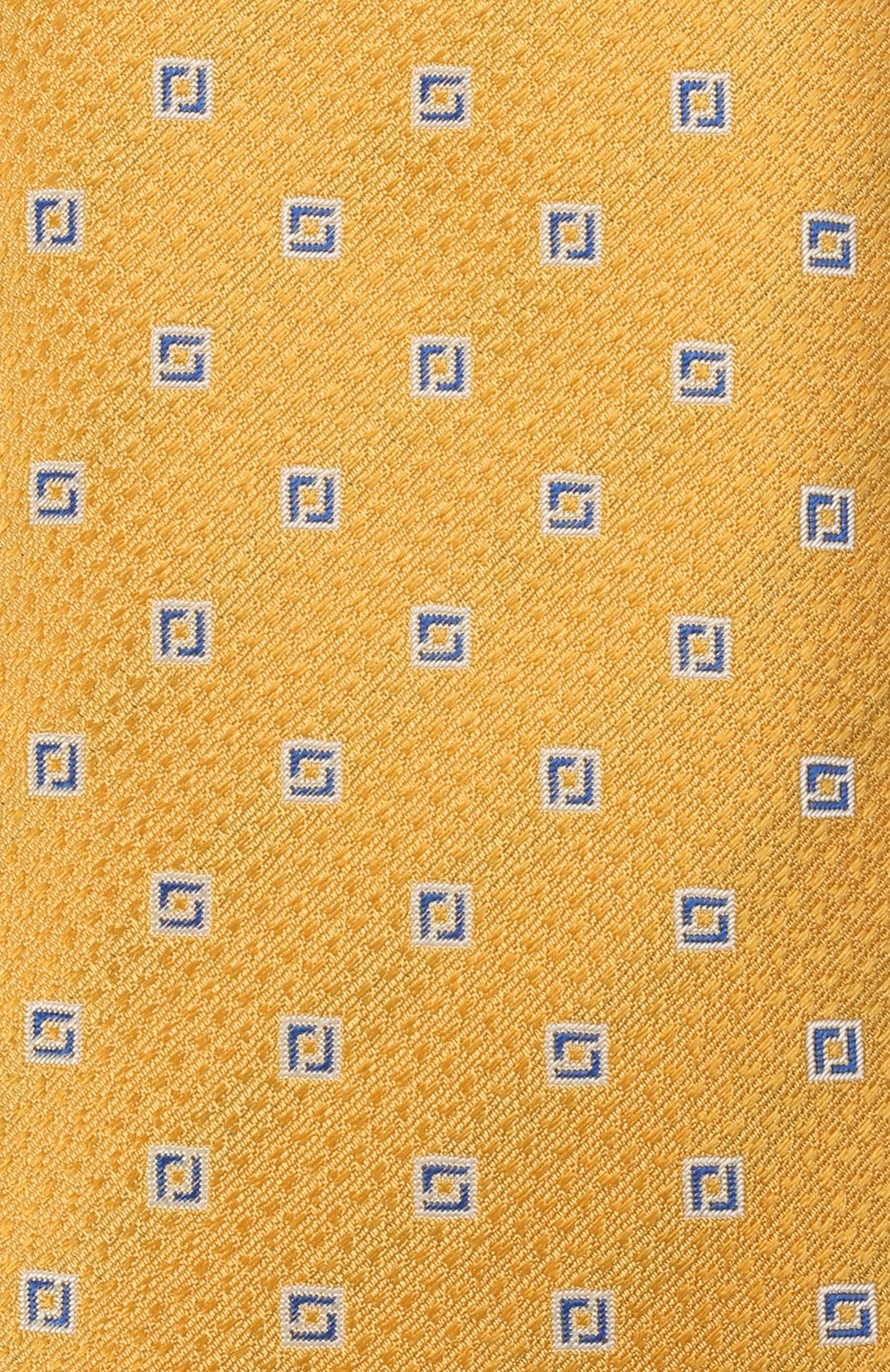 Мужской шелковый галстук CANALI желтого цвета, арт. 18/HJ03135 | Фото 3 (Принт: С принтом; Материал: Текстиль, Шелк)