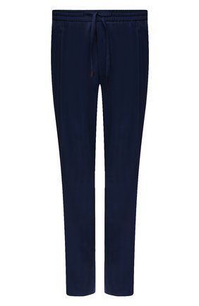 Мужские шерстяные брюки BRIONI темно-синего цвета, арт. RPM20L/P0A9I/NEW SIDNEY | Фото 1 (Случай: Повседневный; Материал внешний: Шерсть; Стили: Кэжуэл; Длина (брюки, джинсы): Стандартные; Big sizes: Big Sizes; Региональные ограничения белый список (Axapta Mercury): RU)