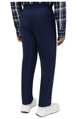 Мужские шерстяные брюки BRIONI темно-синего цвета, арт. RPM20L/P0A9I/NEW SIDNEY | Фото 4 (Big sizes: Big Sizes; Материал внешний: Шерсть; Длина (брюки, джинсы): Стандартные; Случай: Повседневный; Региональные ограничения белый список (Axapta Mercury): RU; Стили: Кэжуэл)
