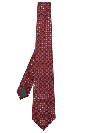Мужской шелковый галстук CANALI красного цвета по цене 12700 руб., арт. 18/HJ03078 | Фото 2 Мужской шелковый галстук CANALI красного цвета, арт. 18/HJ03078 | Фото 2