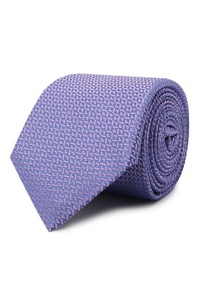 Мужской шелковый галстук CANALI сиреневого цвета по цене 12700 руб., арт. 18/HJ03120 | Фото 1 Мужской шелковый галстук CANALI сиреневого цвета, арт. 18/HJ03120 | Фото 1