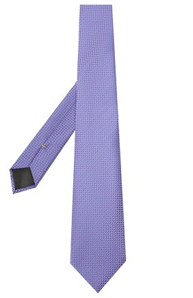 Мужской шелковый галстук CANALI сиреневого цвета по цене 12700 руб., арт. 18/HJ03120 | Фото 2 Мужской шелковый галстук CANALI сиреневого цвета, арт. 18/HJ03120 | Фото 2