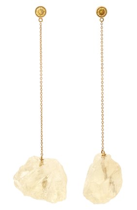 Женские серьги ice floe DZHANELLI желтого цвета по цене 28600 руб., арт. 1095 | Фото 1 Женские серьги ice floe DZHANELLI желтого цвета, арт. 1095 | Фото 1