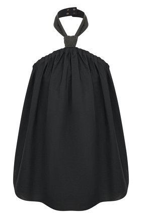 Женский хлопковый топ BRUNELLO CUCINELLI темно-серого цвета по цене 152500 руб., арт. M0F79EY619 | Фото 1 Женский хлопковый топ BRUNELLO CUCINELLI темно-серого цвета, арт. M0F79EY619 | Фото 1