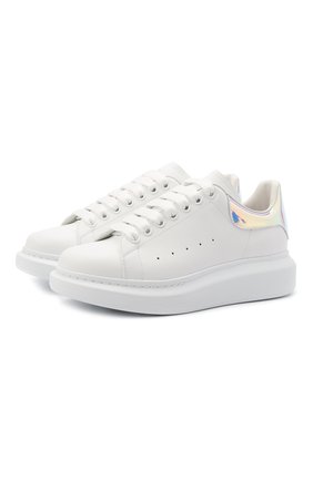 Женские кожаные кеды xl sole ALEXANDER MCQUEEN розового цвета по цене 42250 руб., арт. 561726/WHVI5 | Фото 1 Женские кожаные кеды xl sole ALEXANDER MCQUEEN розового цвета, арт. 561726/WHVI5 | Фото 1
